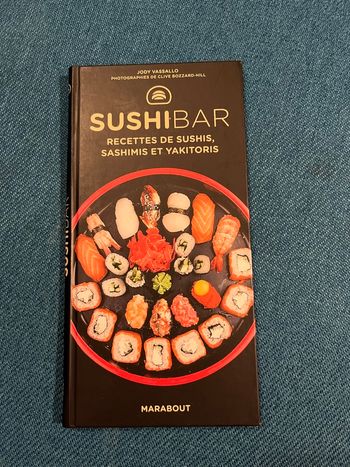 Livre de recettes sushis sashimis et yakitoris 