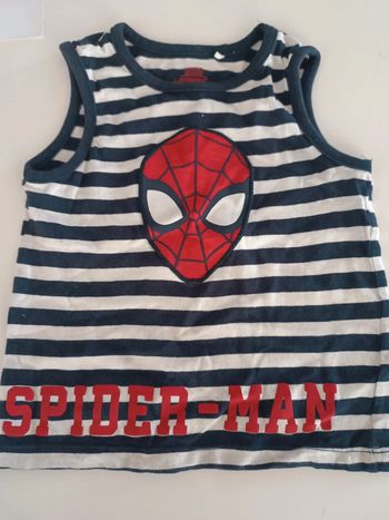 Débardeur spiderman 3 ans
