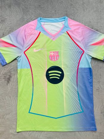 Maillot concept foot Barça vert taille S