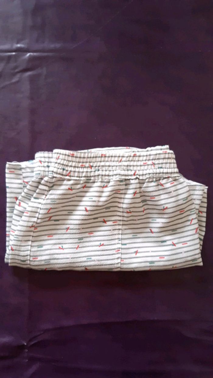 Short Orchestra blanc en taille 10 ans pour fille.
