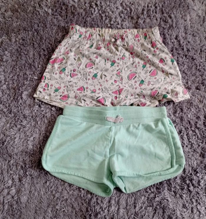 Lot de 2 shorts fille 10 ans
