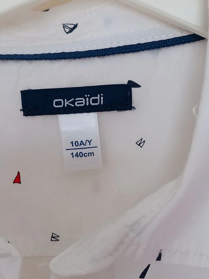 Chemise blanche à motif - photo numéro 5