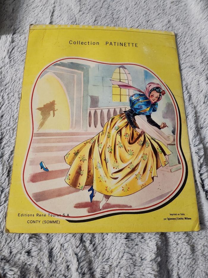 Livre ancien enfant Cendrillon éditions René Touret collection patinette - photo numéro 2
