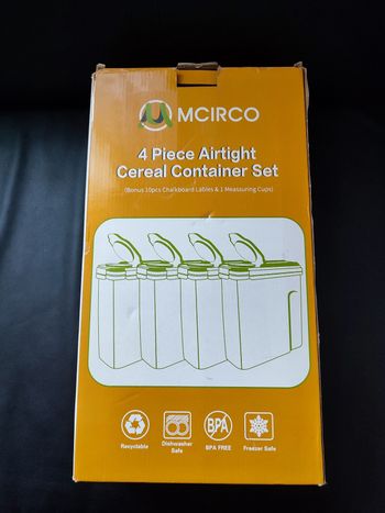 Lot de grandes boîtes de conservation