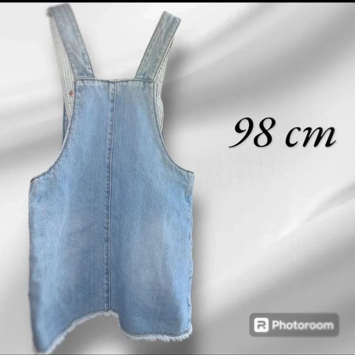 Robe en jeans à bretelles - photo numéro 2