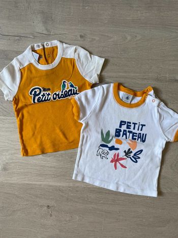 Lot t shirt 12 mois
