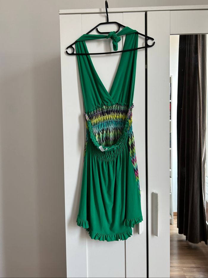 Top dos nu vert à motifs Etensive Taille Unique - photo numéro 4