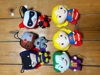 Lot 6 petites peluches DC comics 
