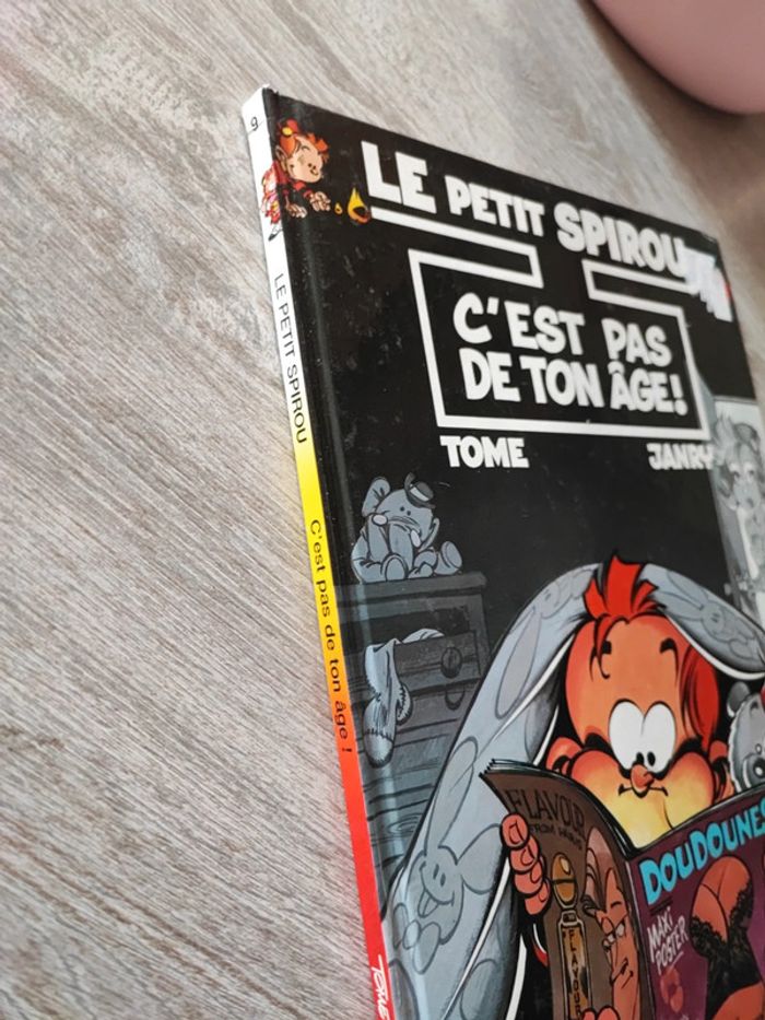 BD le petit Spirou numéro 9 c'est pas de ton âge - photo numéro 2