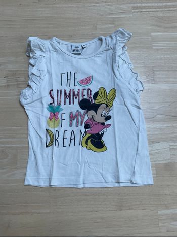 Débardeur Minnie Disney taille 6 ans