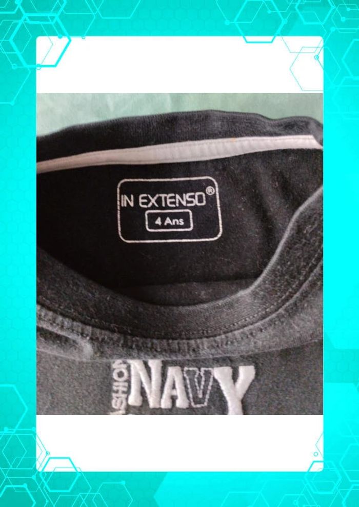 T shirt manches longues in extenso - photo numéro 2