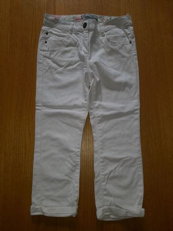 Pantacourt blanc orchestra 10 ans