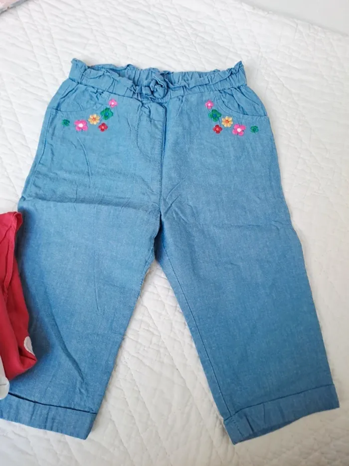 Pantalon et tee-shirt 12 mois - Printemps - photo numéro 4