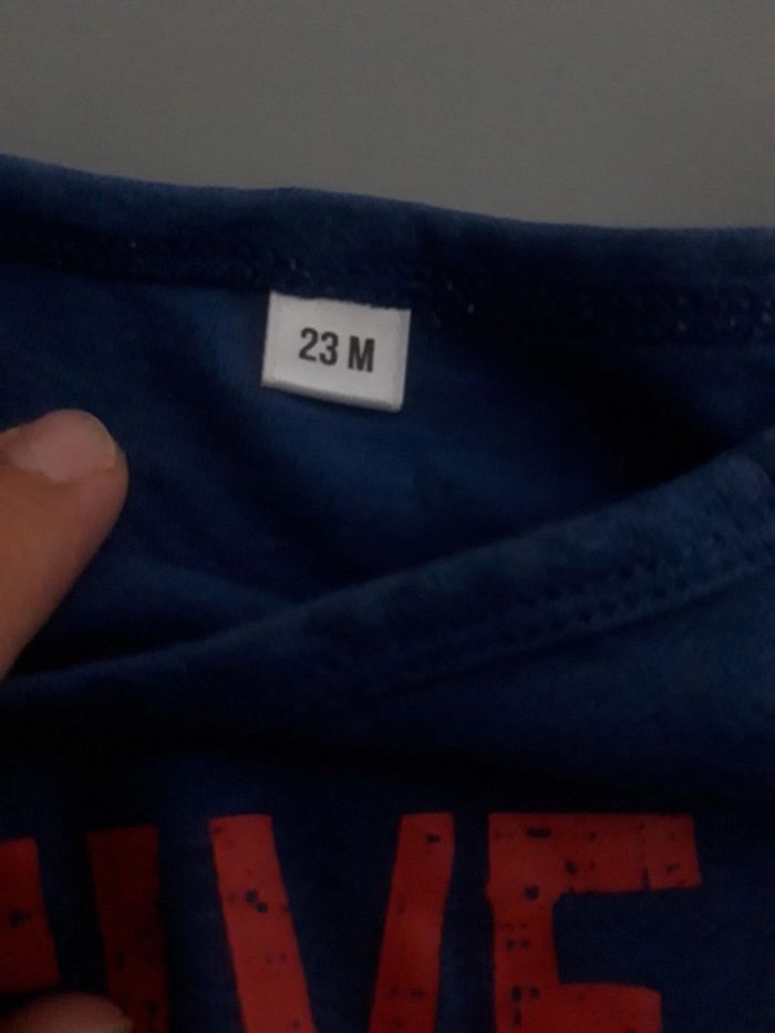 Tee shirt manche courte 23 mois - photo numéro 4