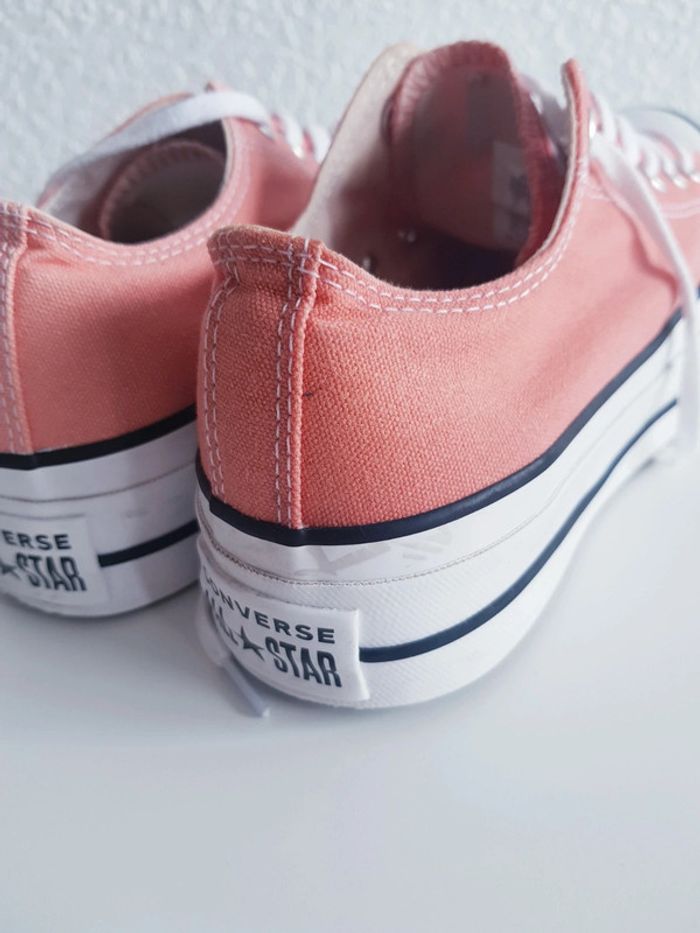 Converse - Chuck Taylor All Star Lift Canvas Ox - 37,5 - Baskets basses, semelles hautes - photo numéro 11