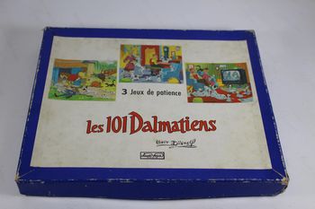 Jouets Vera 1961 3 Jeux de Patience Disney les 101 Dalmatiens