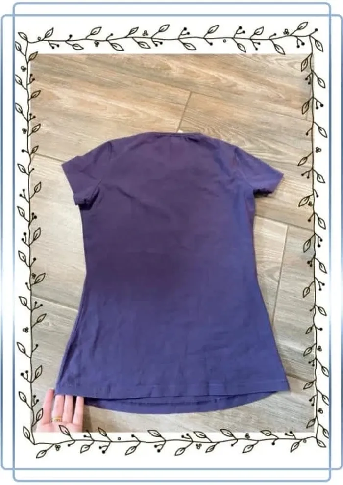 T-shirt violet Pepe jeans taille M, très bon état - photo numéro 4