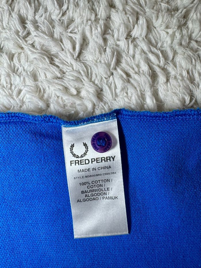 Polo Fred Perry bleu taille S Excellent État - photo numéro 8