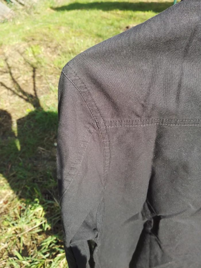 Chemise manches longues grise foncé ado - photo numéro 9