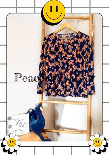 Haut fleuri T3