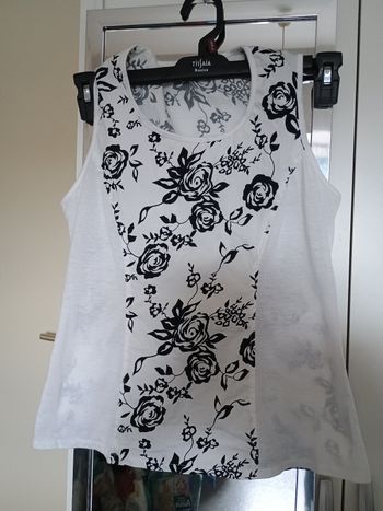 Débardeur femme fleuri
