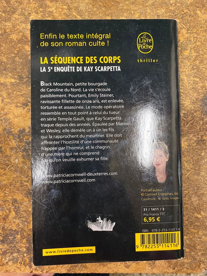 La séquence des corps - Patricia Cornwell - photo numéro 2