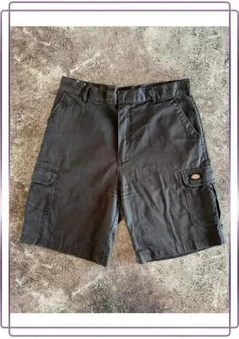 Short noir cargo homme Dickies 46 Pantaloncini carpentiere uomo Zimmermannsshorts Herren