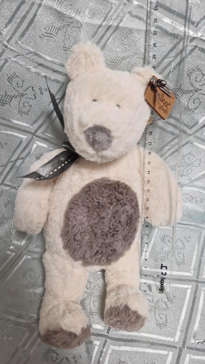 Peluche chien blanc la nina plush - photo numéro 2