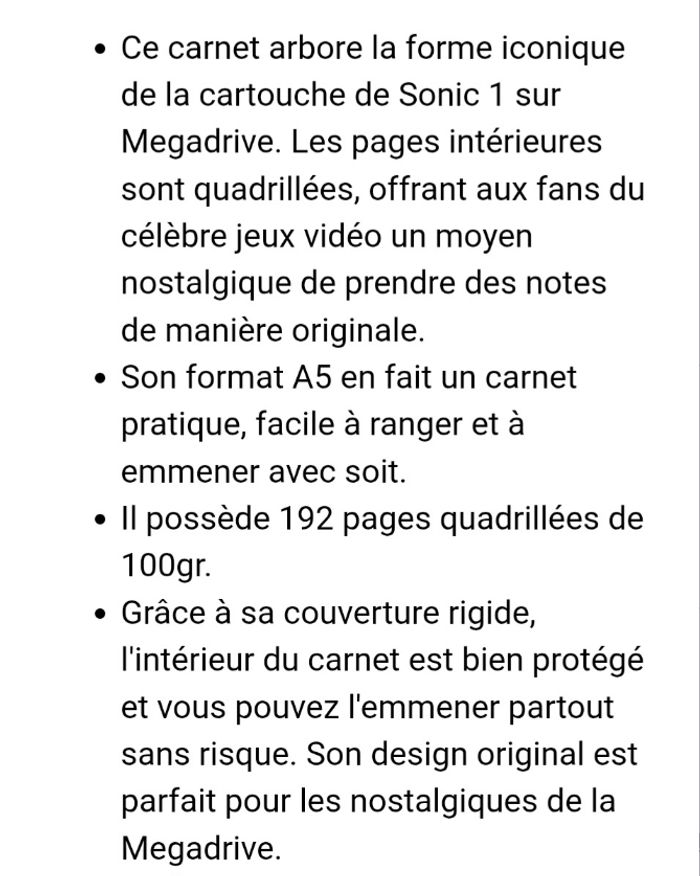 Carnet Sonic mega drive - photo numéro 6