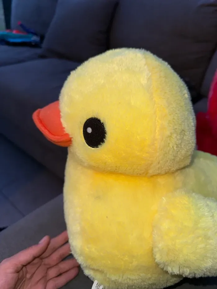 Peluche canard jaune - photo numéro 3
