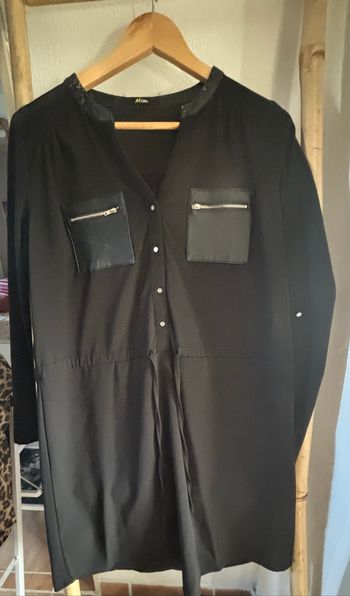Robe manche longue noir