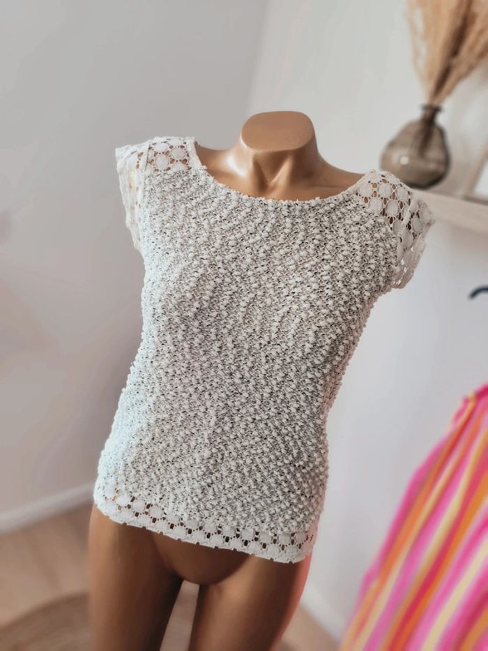 🩷 Haut crocheté Naf Naf - Taille XS 🩷