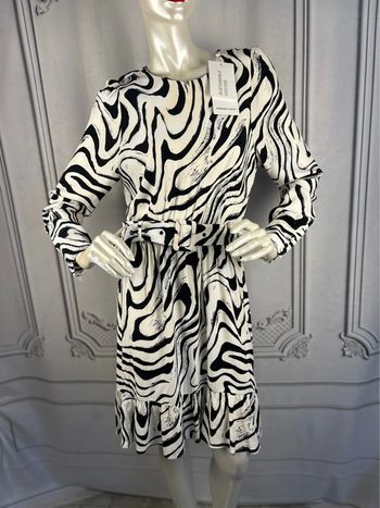 Robe zébrée Fabienne Chapot 38 neuve