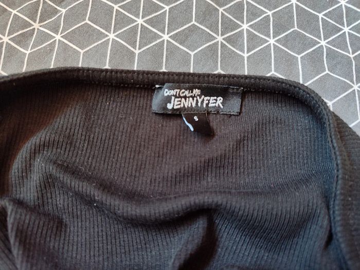 Lot 2 dos nue blanc et noir Jennyfer taille S - photo numéro 8