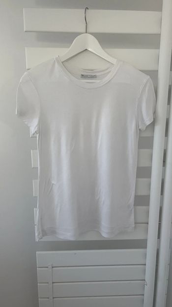T-shirt Zara (blanc), L / 40 / 12