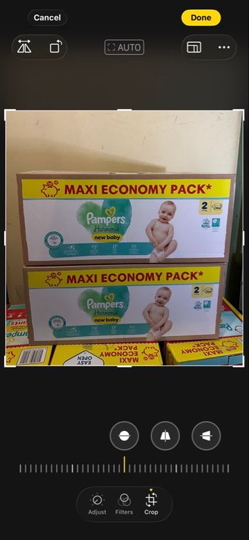 2 cartons couches Pampers harmonie taille 2 (2x 104 couches)