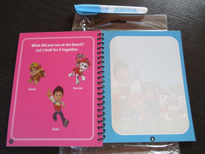 Livre Pat Patrouille de dessin à l'eau magique + crayon (type aquadoodle) neuf - photo numéro 3