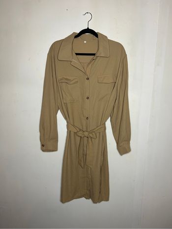 Robe chemise ceinturée