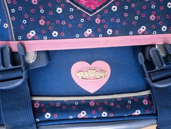 Cartable bleu et rose - photo numéro 15
