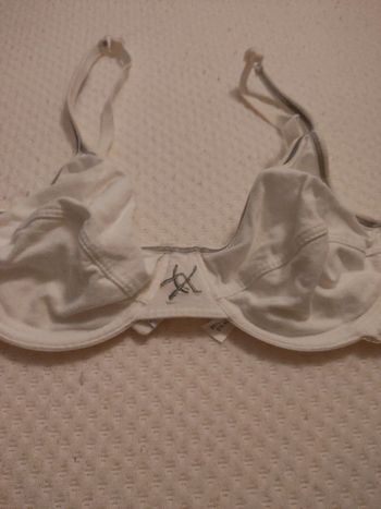 Soutien gorge 85B couleur blanc coton