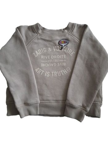 Pull Zadig et voltaire printemps été beige 6 ans