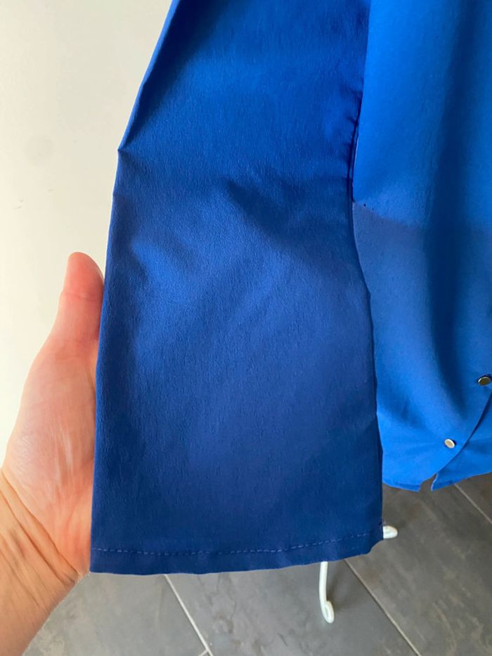 Blouse Zara bleu roi taille 36 - photo numéro 8
