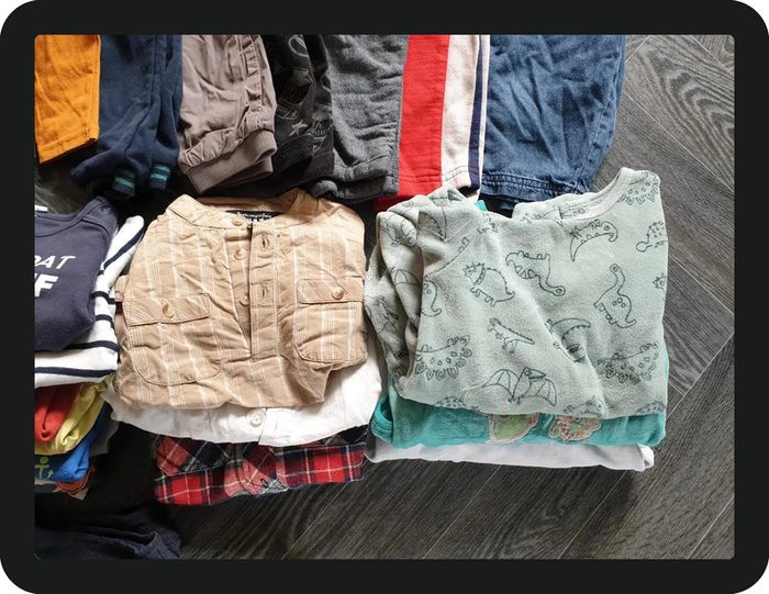 Lot de 34 vêtements hiver garçon 12 mois - photo numéro 3