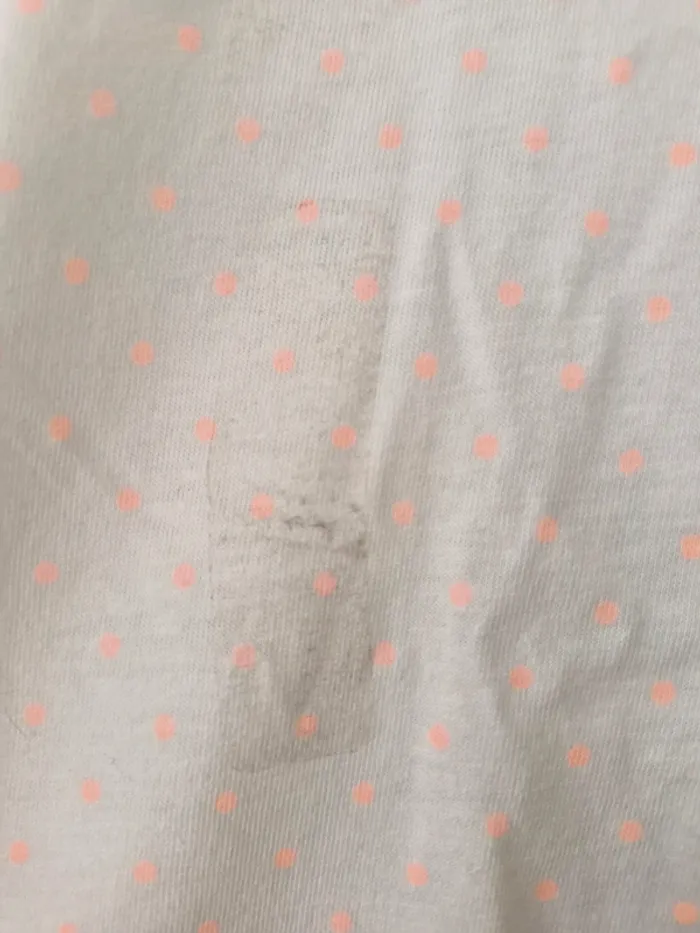 T-shirt fille manches courtes à pois avec strass 4 ans / 104 cm Grain de Blé - photo numéro 3