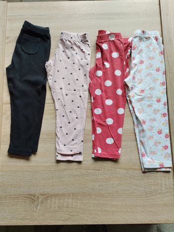Lot de 4 leggings 2/3ans