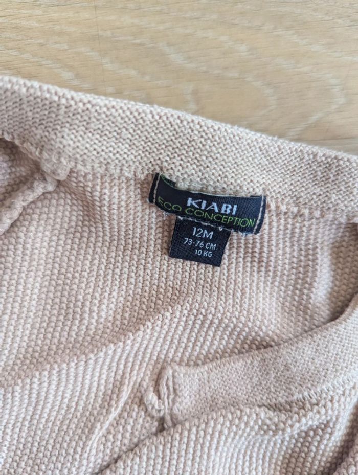 Pull, Brassière Kiabi 12 mois beige - photo numéro 3