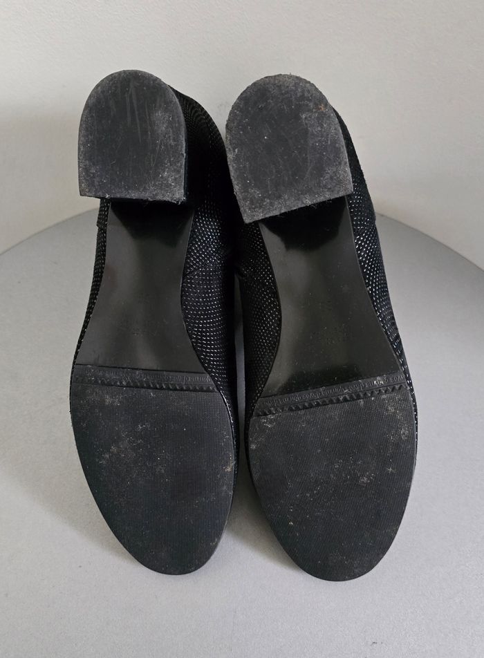 📌 Bottines en Cuir Elégantes avec Détails Accessoire Diffusion - photo numéro 7