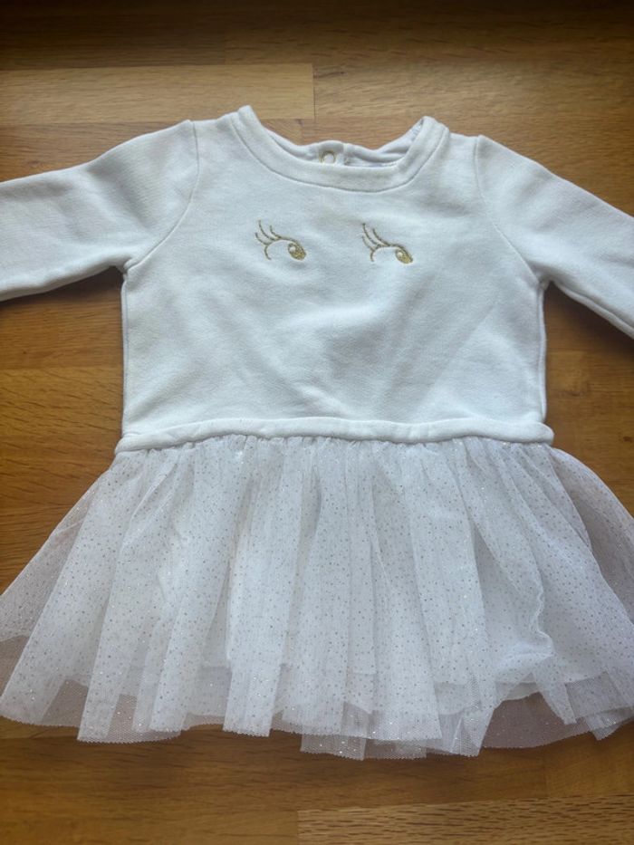 Jolie robe ML petit bateau 6 mois fille