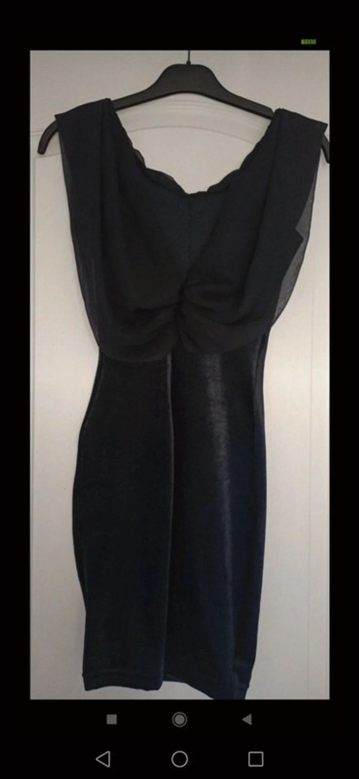 Magnifique robe de soirée Velours noir taille s - photo numéro 2