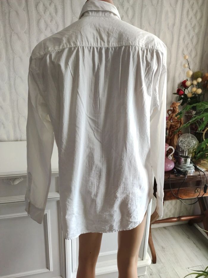 Chemise blanche homme coupe ajustée - photo numéro 6